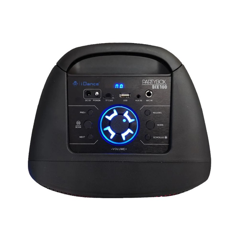 iDance DJX100 Φορητό Ηχείο Καραόκε Επαναφορτιζομενο 200W με Bluetooth, USB, TF card και Μικρόφωνο (070068) iDance DJX100 Φορητό Ηχείο Καραόκε Επαναφορτιζομενο 200W με Bluetooth, USB, TF card και Μικρόφωνο (070068)